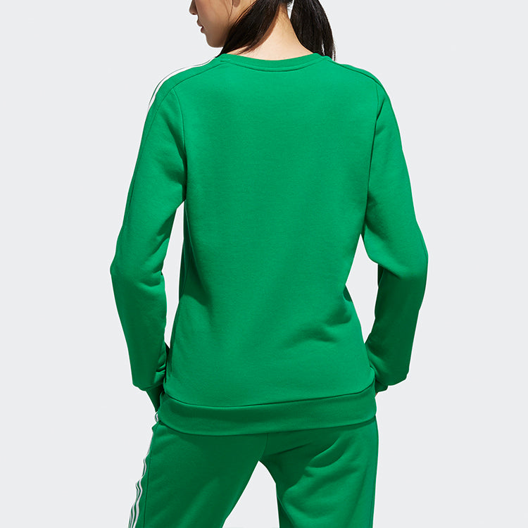 (WMNS) adidas neo Round-Neck Sweatshirt Green GD1636