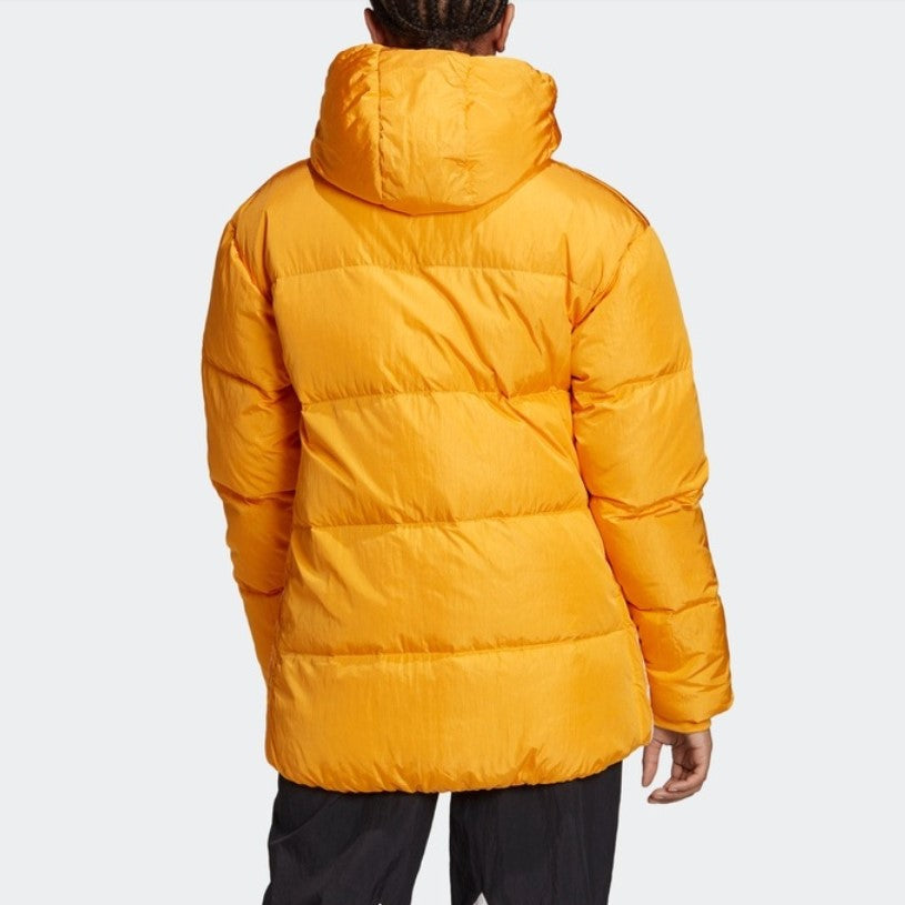 (WMNS) adidas originals Down Puffer Side Stripe Sports Down Jacket Gold Color GD2518