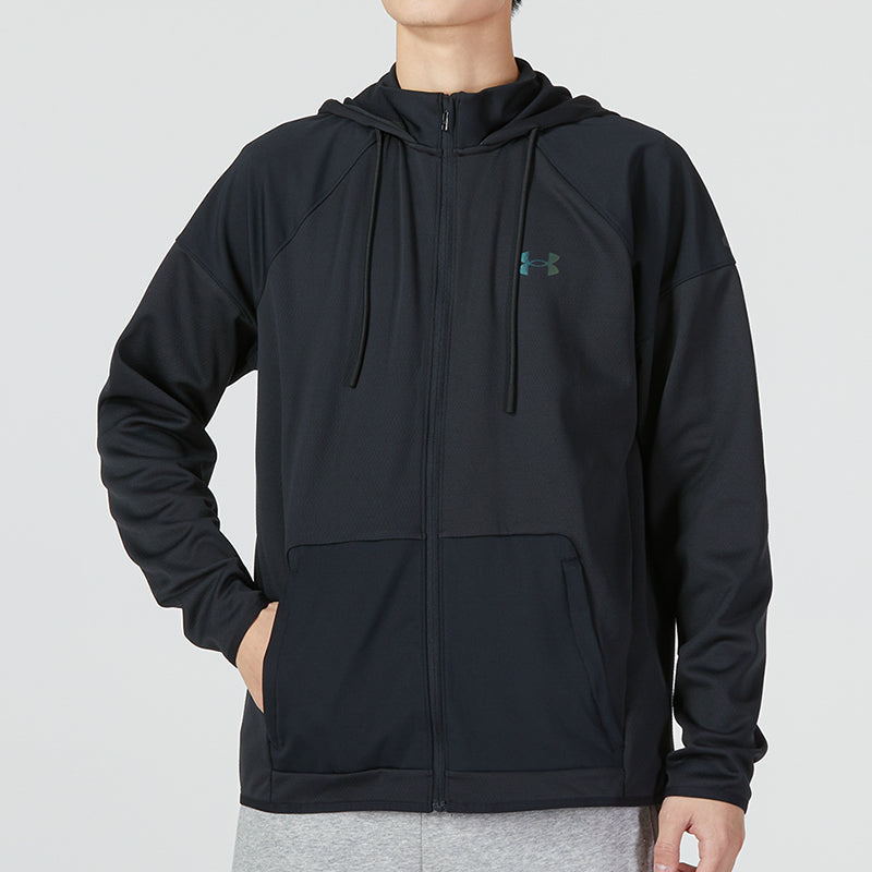 Under Armour RUSH Warm-Up Full-Zip Hoodie Jacket 'Black' 1373719-001