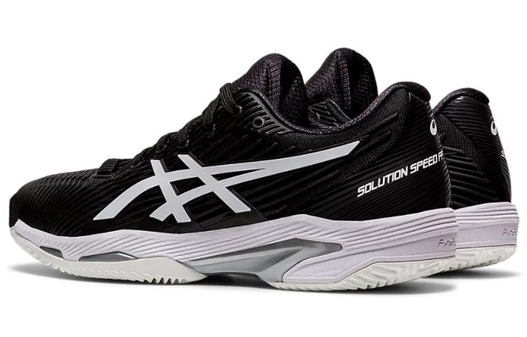 (WMNS) ASICS Gel-Solution Speed FF 2 Clay Black/White 1042A134-001