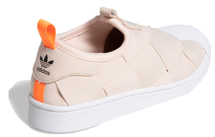 (WMNS) adidas originals Superstar Slip On Shoes Pink/White FW3569