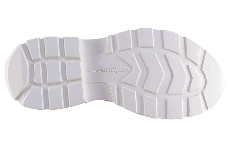 Alexander McQueen High Top Skate Sneakers 'White Black' 682421W4RQ29356