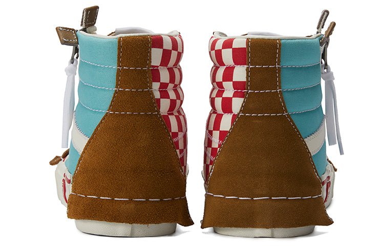 Vans SK8-HI Reissue Cap Skate Shoes Blue/Brown VN0A3WM1602