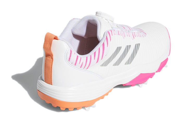 (GS) adidas Codechaos Boa K 'White Silver Red' EF1221