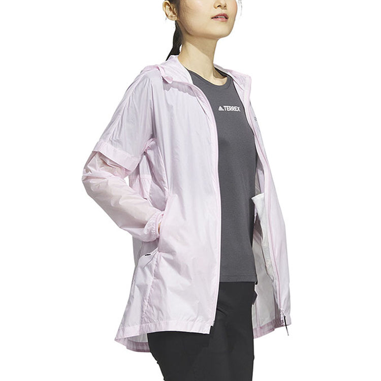 (WMNS) adidas Terrex Windbreaker Jackets 'Pink' IL3807