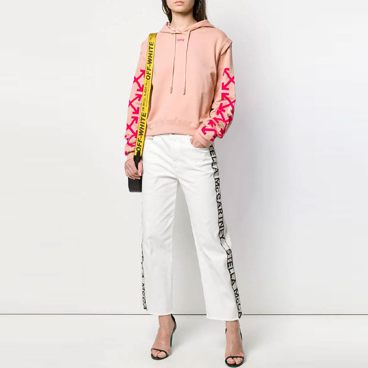 (WMNS) Off-White Detachable Sleeve Casual Loose Fit Pink OWBB028R190030670328
