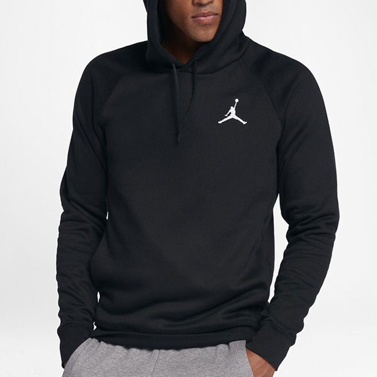 Men's Air Jordan Chest Embroidered Logo Athleisure Casual Sports Black 823067-010