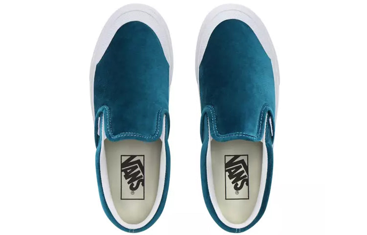 Vans Velvet Classic Slip-On 'Blue White' VN0A4P3CTCE