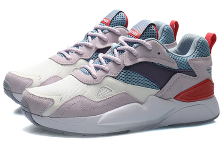 (WMNS) Li-Ning Glory 'White Purple Blue' AGCQ172-3