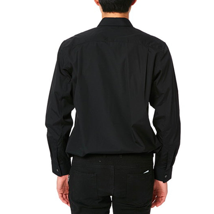 COMME des GARCONS PLAY Red Emblem Button Down 'Black' AZ-B002-051-1