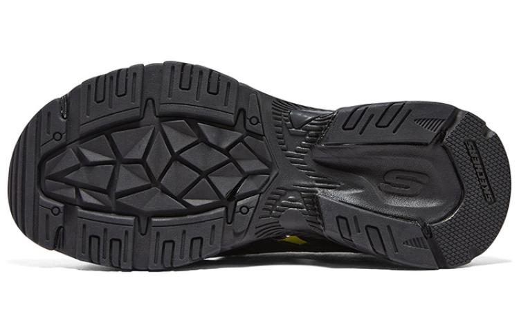 (WMNS) Skechers Stamina V2 'Black Yellow' 119862-BKLM