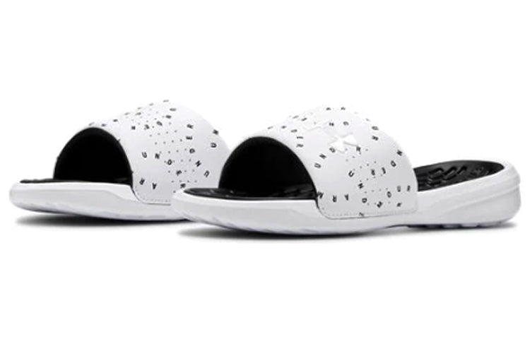 (WMNS) Under Armour Playmaker Micro 'White Black' 3022724-100