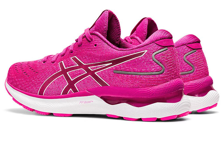 (WMNS) ASICS Gel-Nimbus 24 'Fuchsia Red' 1012B201-600