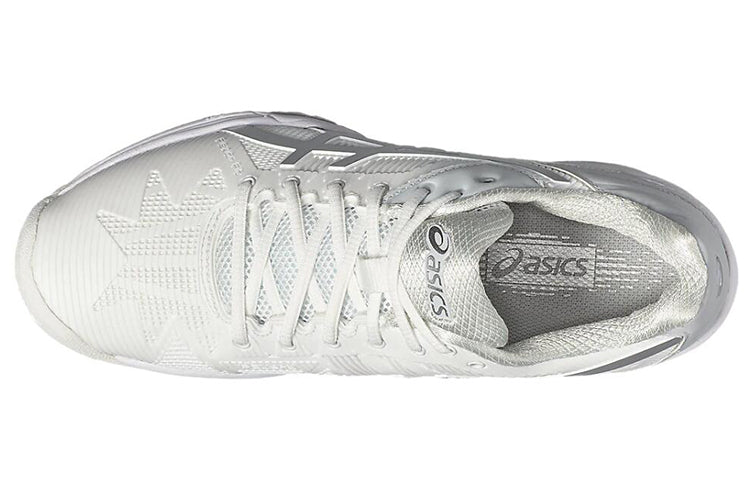 (WMNS) ASICS Gel-Solution Speed 3 White/Silver E650N-0193