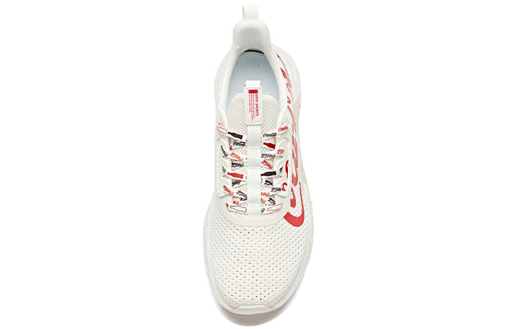 (WMNS) ANTA x Coca Cola Training Series Sneakers 'Cream White Red' 12927788-7
