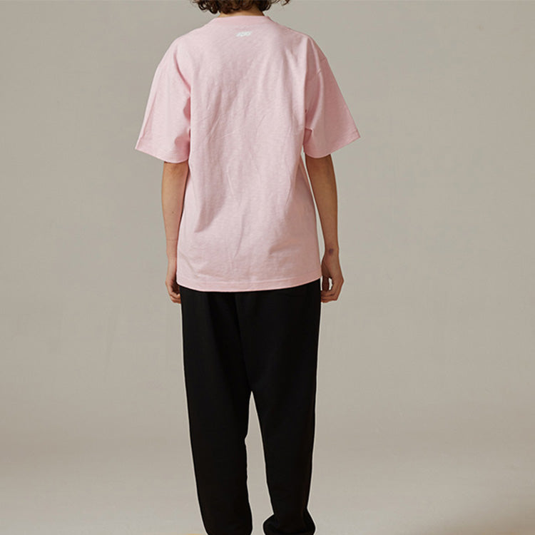 PJs Vigor Multi-Color Pattern Printing Short Sleeve Unisex Pink 20SSTS10203-P