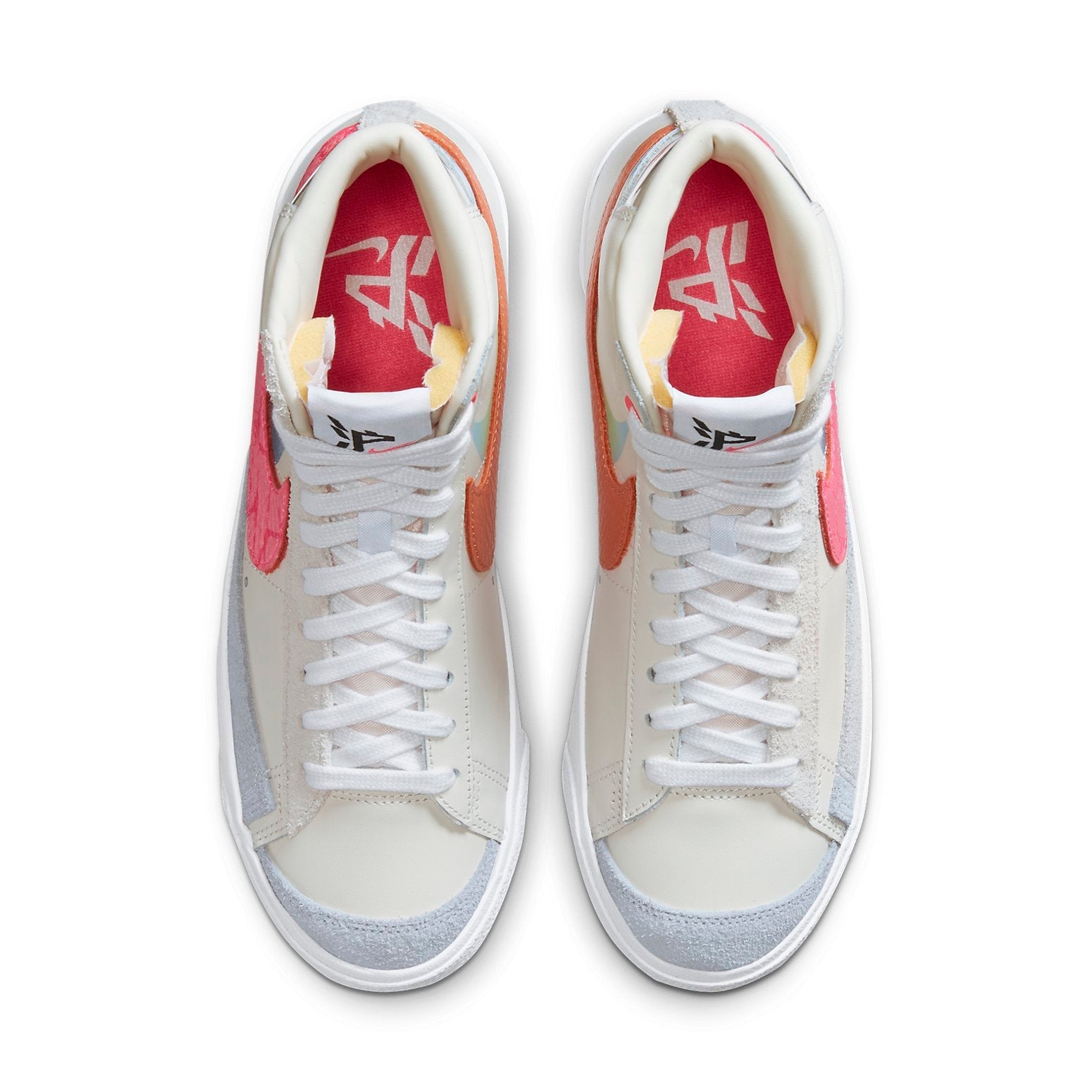 (WMNS) Nike Blazer Mid '77 'Cream Red Blue' DC0707-164