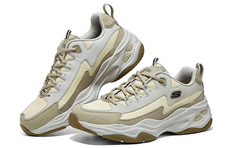 Skechers D'Lites 4.0 Shoes 'White Yellow Olive' 894286-BRMT
