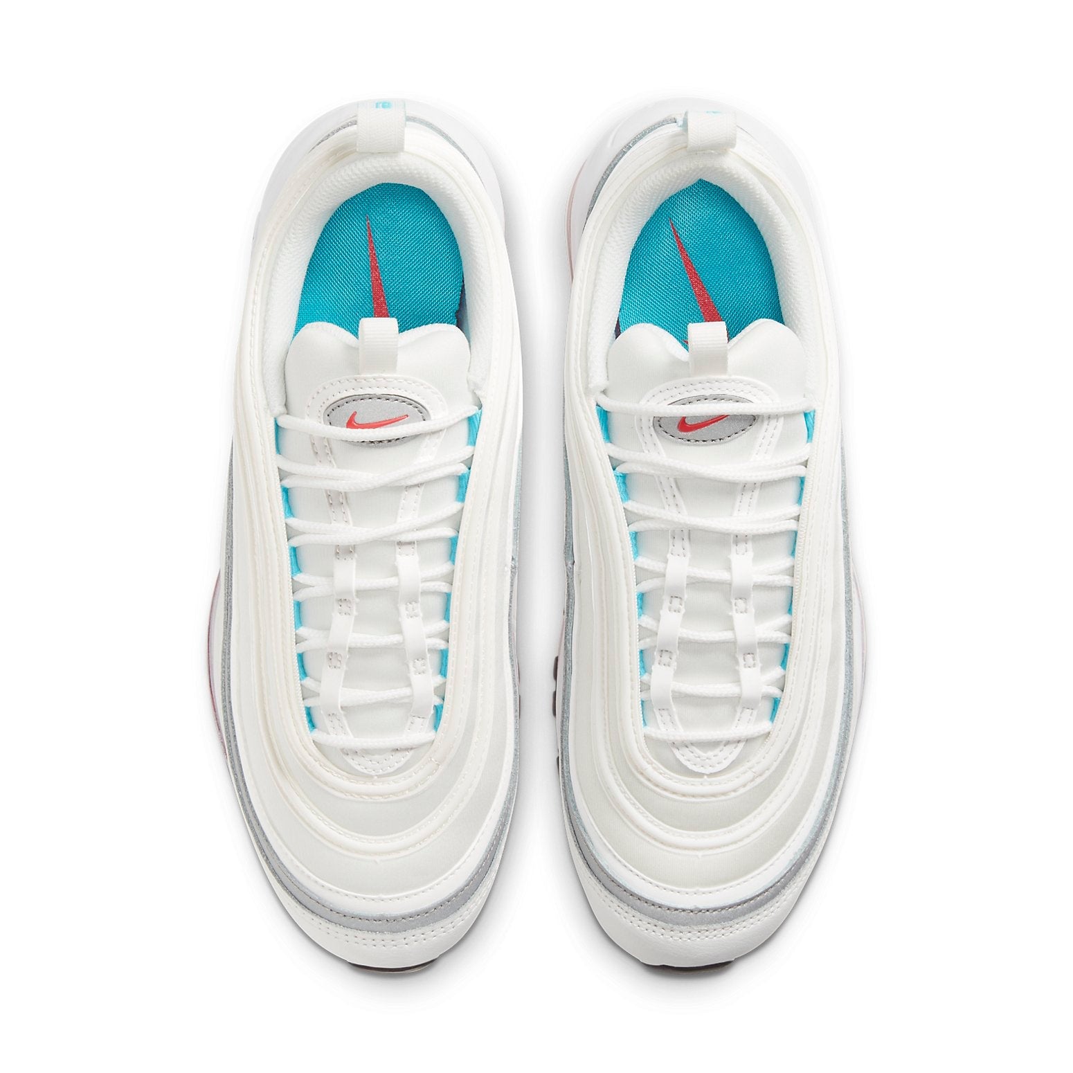 (WMNS) Nike Air Max 97 'White Siren Red' DA9325-101