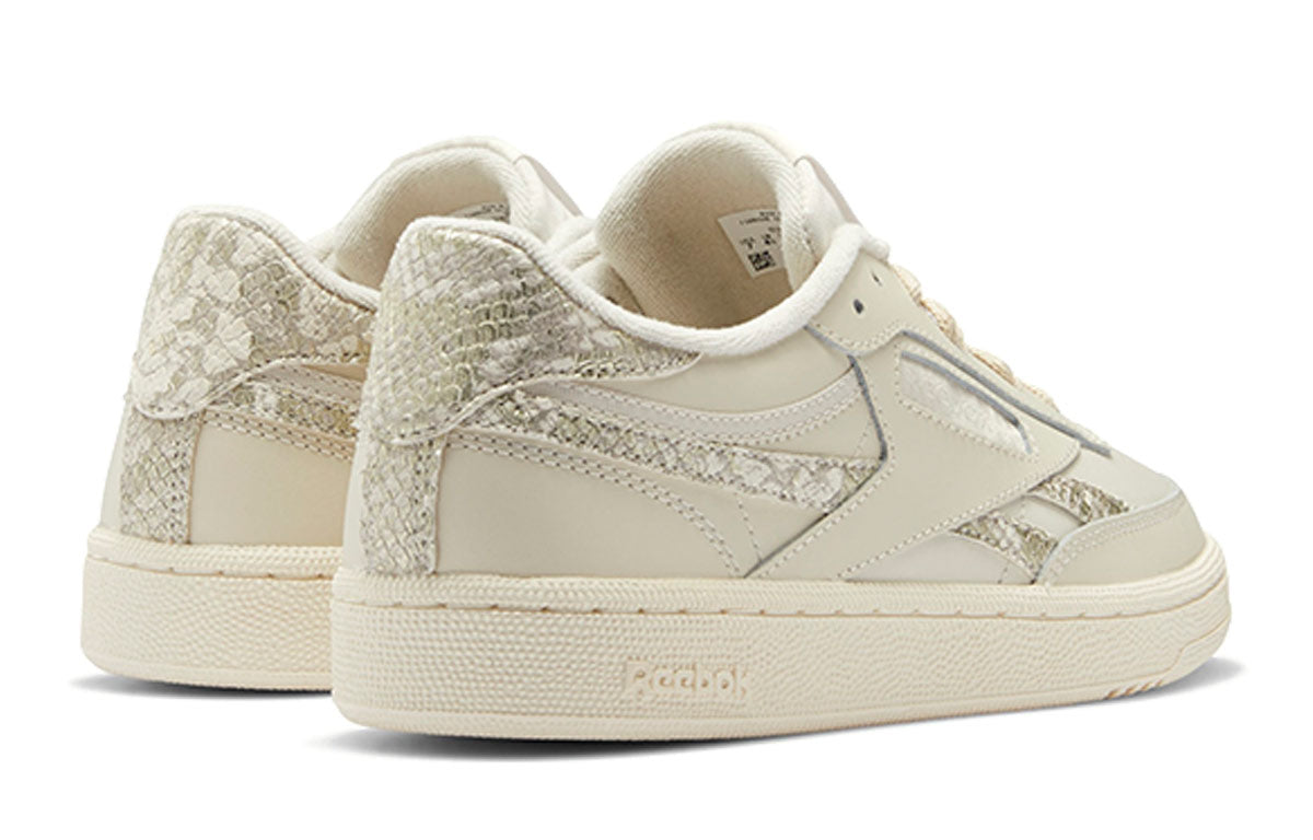 (WMNS) Reebok Club C 85 Beige 'White Yellow' FV1997