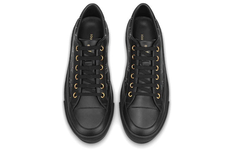 (WMNS) LOUIS VUITTON Stellar Sneakers 'Black with White Sketch Monogram' 1A87TE