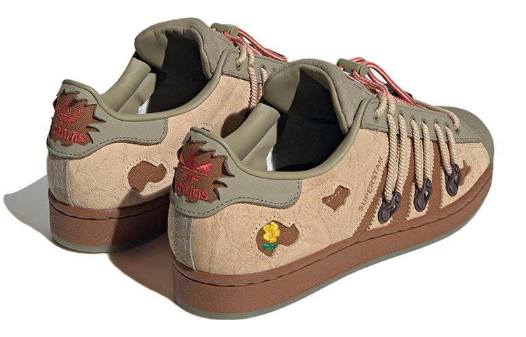 adidas originals Superstar x melting sadness 'Green Brown' H06340