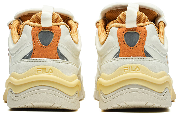 (WMNS) FILA FUSION Kick Sneakers 'White Orange' T12W242203FPB
