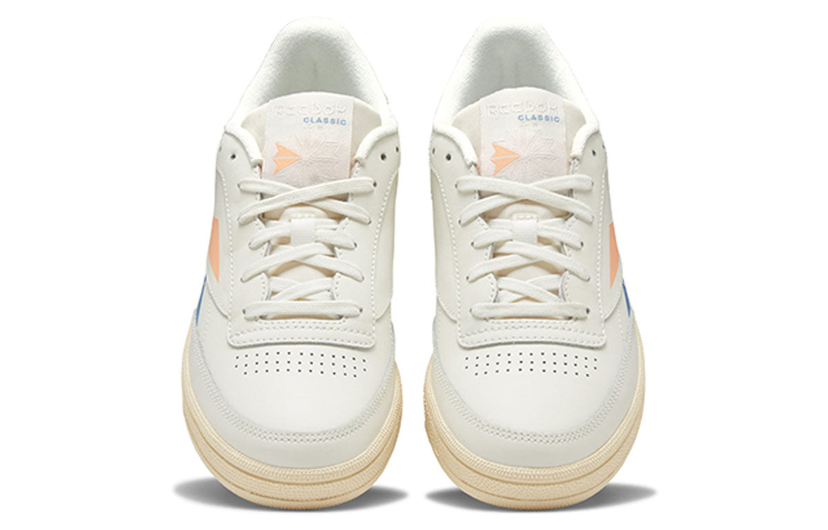 (WMNS) Reebok Club C 85 Beige/Red/Blue DV7247