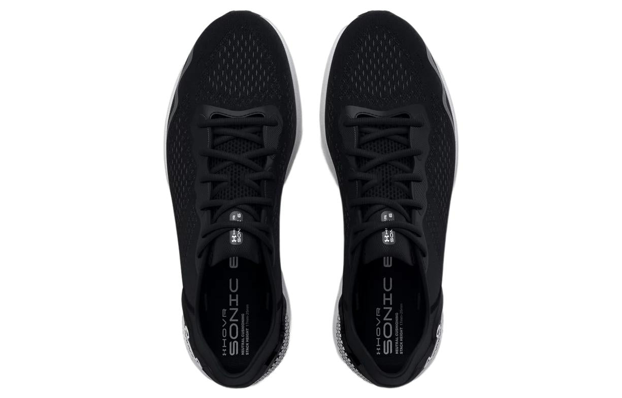 Under Armour HOVR Sonic 6 2E Wide 'Black White' 3026821-001