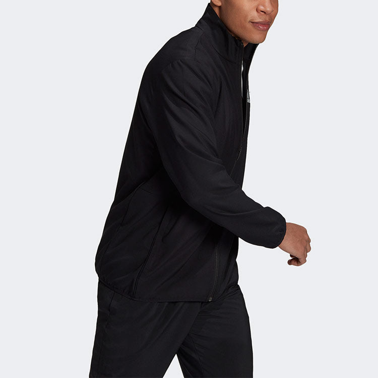 adidas M D2m Wv Tt Reflective Logo Training Sports Jacket Black GV5191