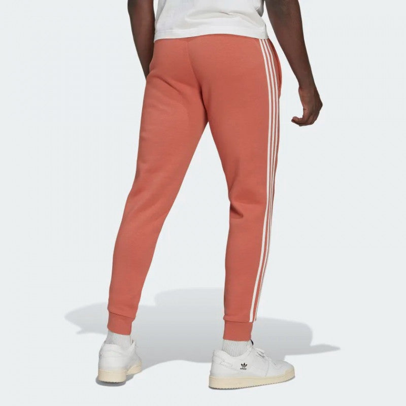 Men's adidas originals Solid Color Logo Printing Side Stripe Bundle Feet Sports Pants/Trousers/Joggers Red Brown HK7300