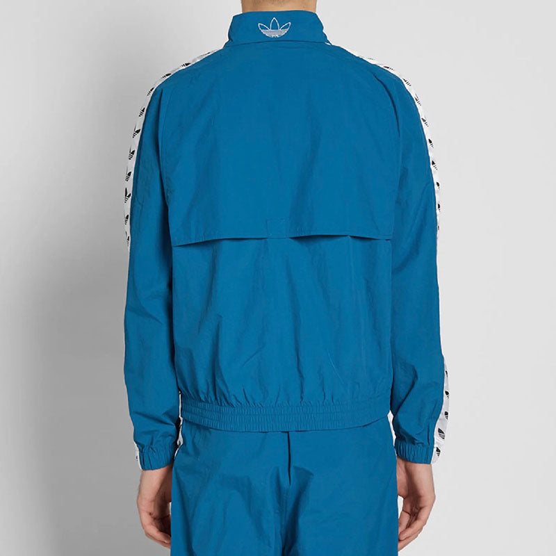 adidas Originals Vintage Track Jacket With Taped Side Stripe 'Blue' CE4827