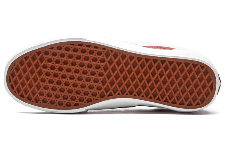 Vans Era Breathable Wear-Resistant Non-Slip Low Top Casual Skate Shoes Unisex Brown Red VN0A347L0TR