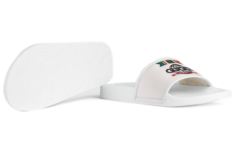 Gucci Slide 'Worldwide Flag - White' 599143-9PYX0-9061