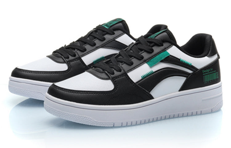 (WMNS) Li-Ning No.258 Classic Leisure Low 'White Black Green' AGCN402-2