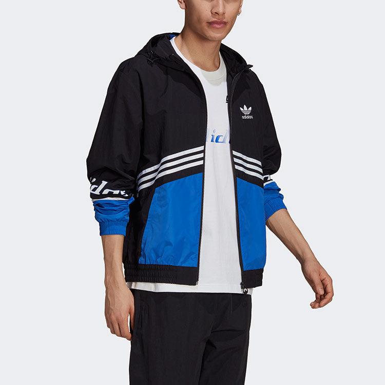 adidas originals MENS TGP Windbreaker Moto Cross-country Tat Jacket Black HA4741