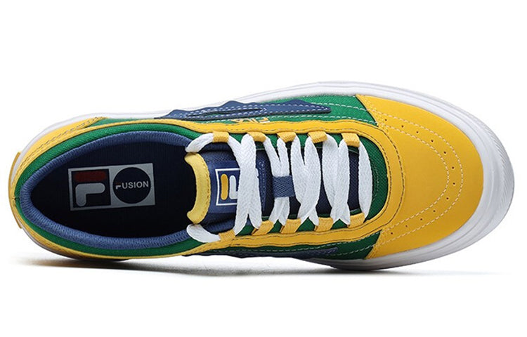 (WMNS) Fila Fusion Skate Shoes 'Blue Yellow Green' T12W125103FGM