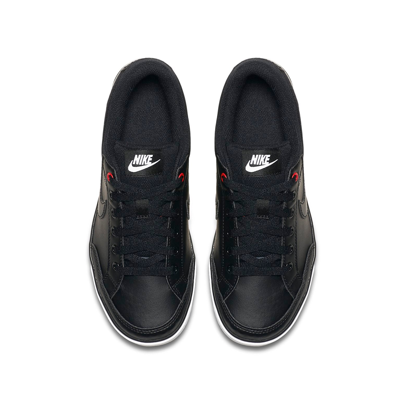 (GS) Nike Capri 3 LTR Leather 'Black White' 579947-014