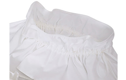 (WMNS) Off-White Long Sleeves Short White Tops OF2D2G001