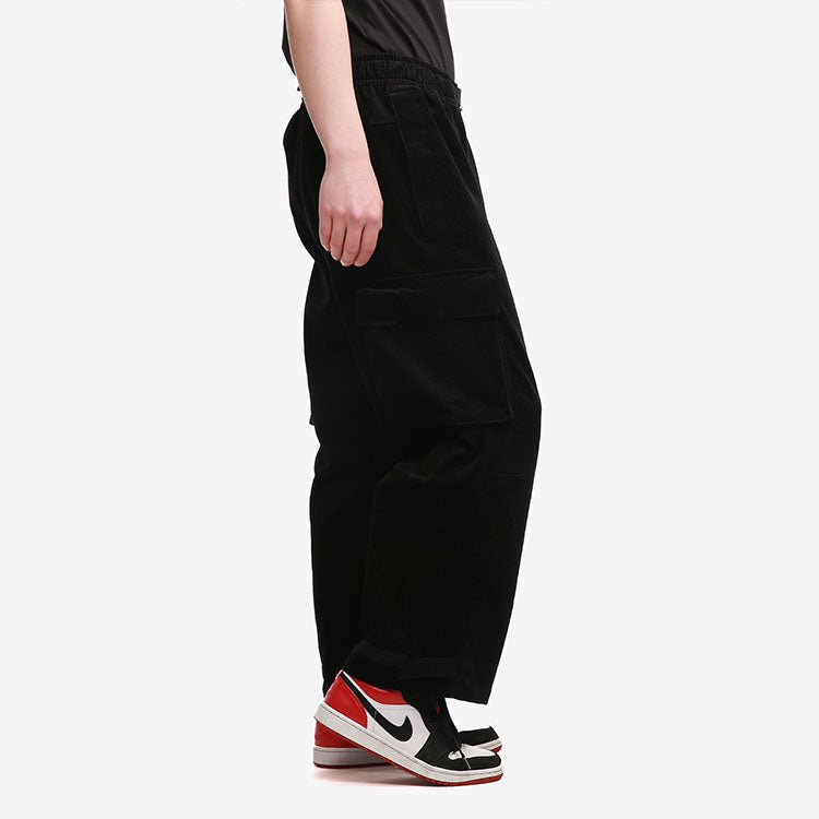 adidas Ub Pnt Cdr Sports Cargo Pocket corduroy Long Pants Black GP0878