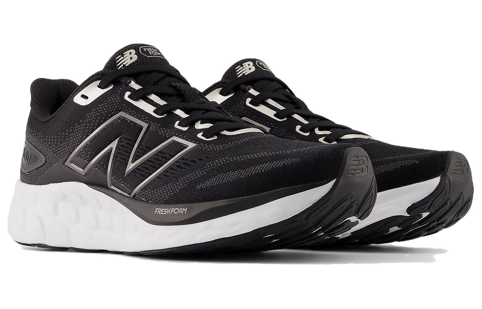 (WMNS) New Balance Fresh Foam 680v8 'Black White' W680LK8