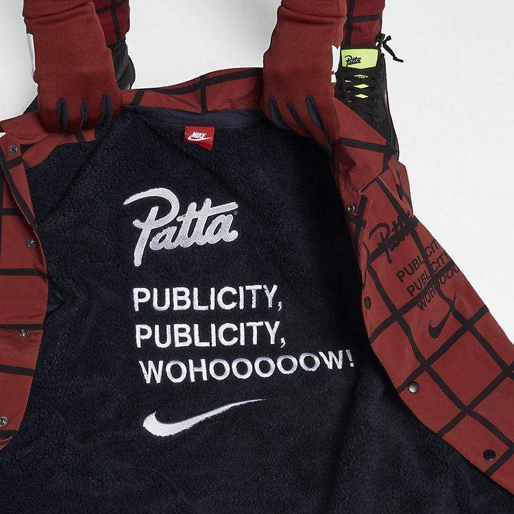 Nike x Patta Coach Jacket 'Mars Stone Black' AH6488-689