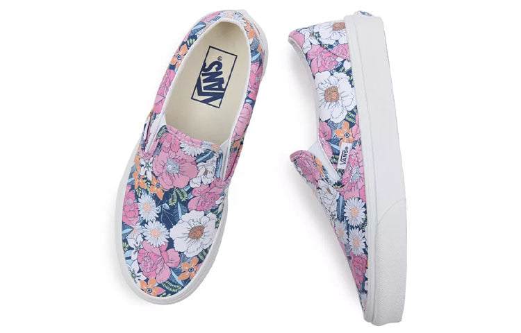 Vans Retro Floral Classic Slip-On 'Pink Blue' VN0A5JMHB0G