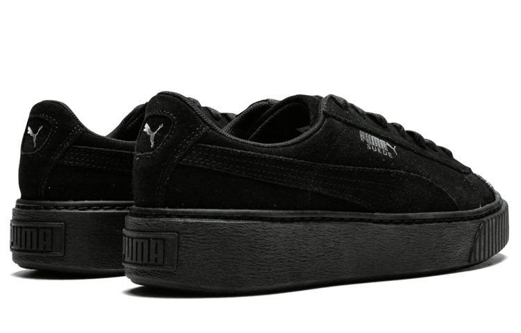 (WMNS) PUMA Suede Platform 'Crushed Gem - Black' 365866-01