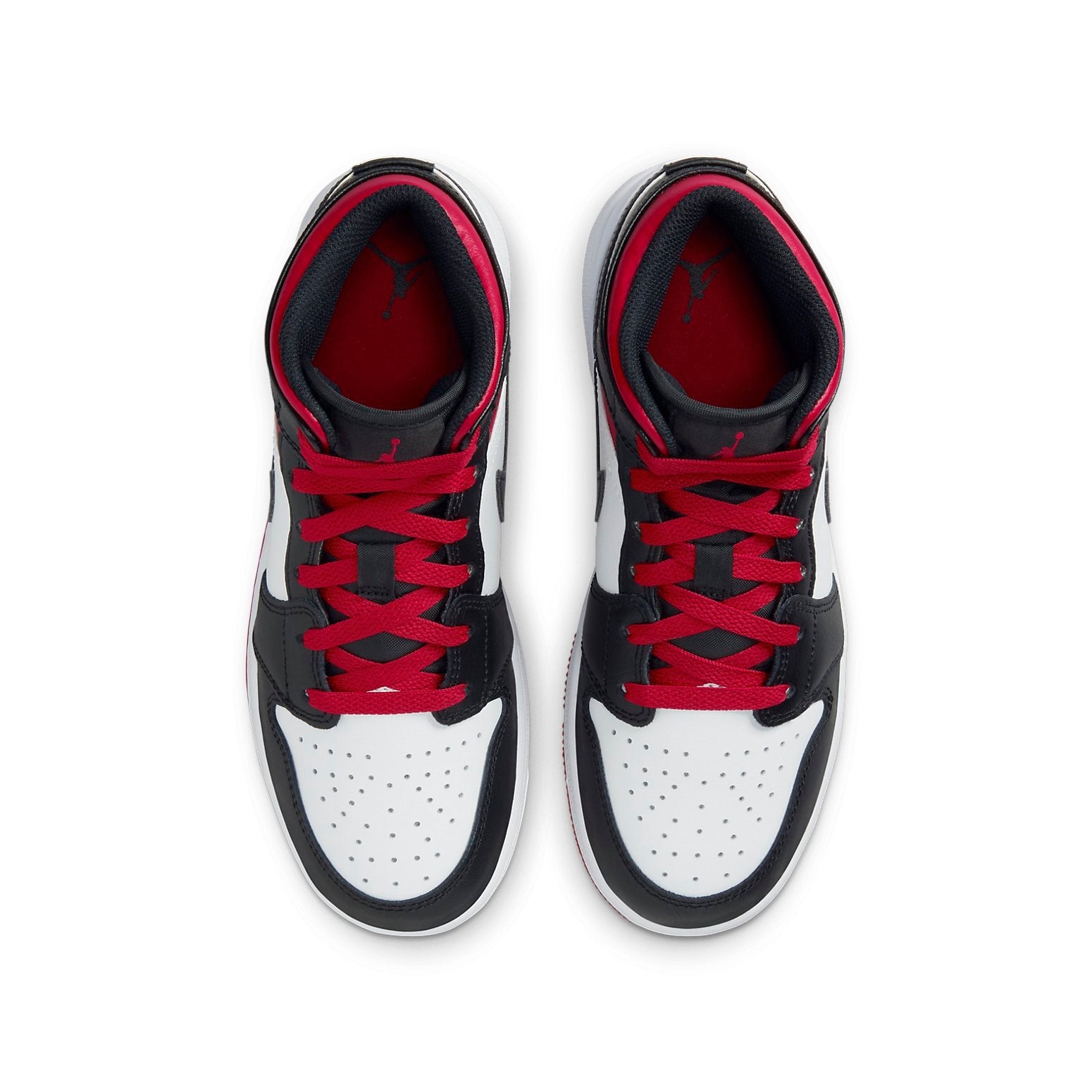 (GS) Air Jordan 1 Mid 'Gym Red Black Toe' DQ8423-106