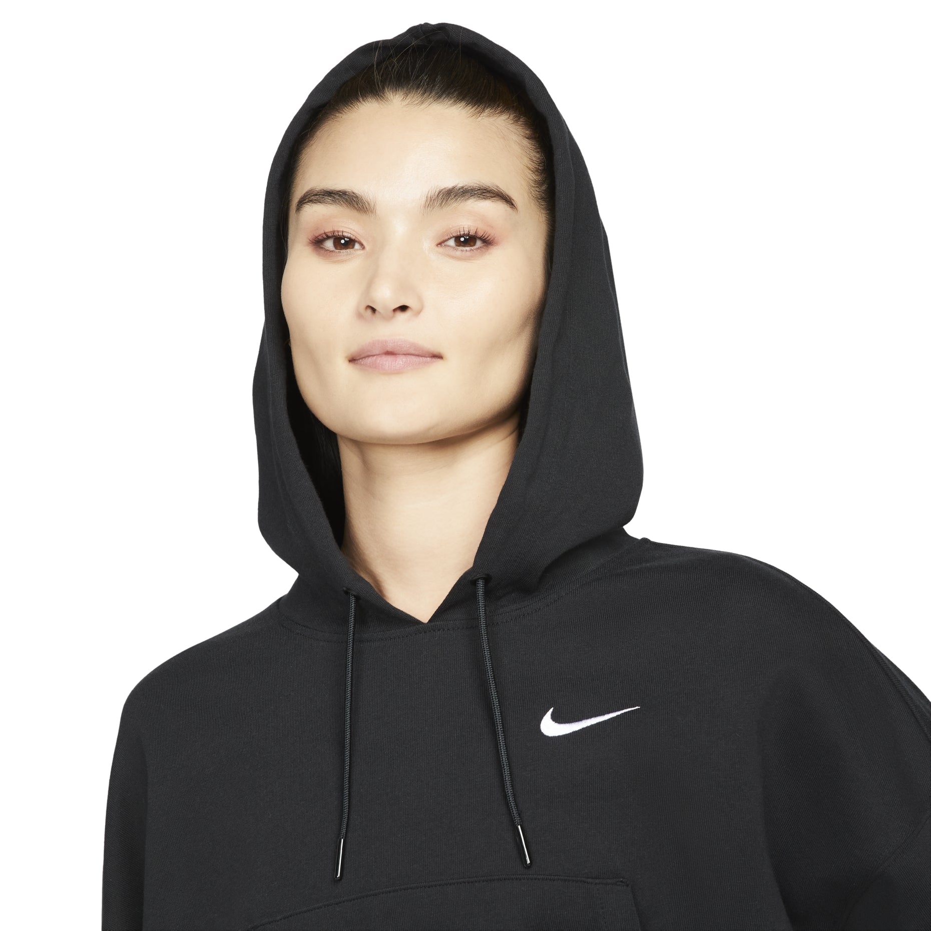 (WMNS) Nike Nsw Pullover Hoodie 'Black' DM6418-010