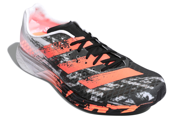 (WMNS) adidas Adizero Adios Pro 'Black White Orange' FW7865