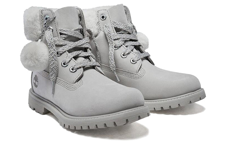 (WMNS) Timberland 6 Inch Shearling Premium Boots 'Beige' A21VT