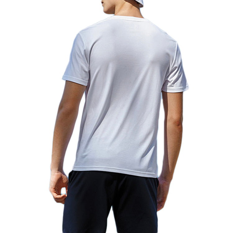 FILA Alphabet Logo Printing Round Neck Short Sleeve White F51M028131A-WT