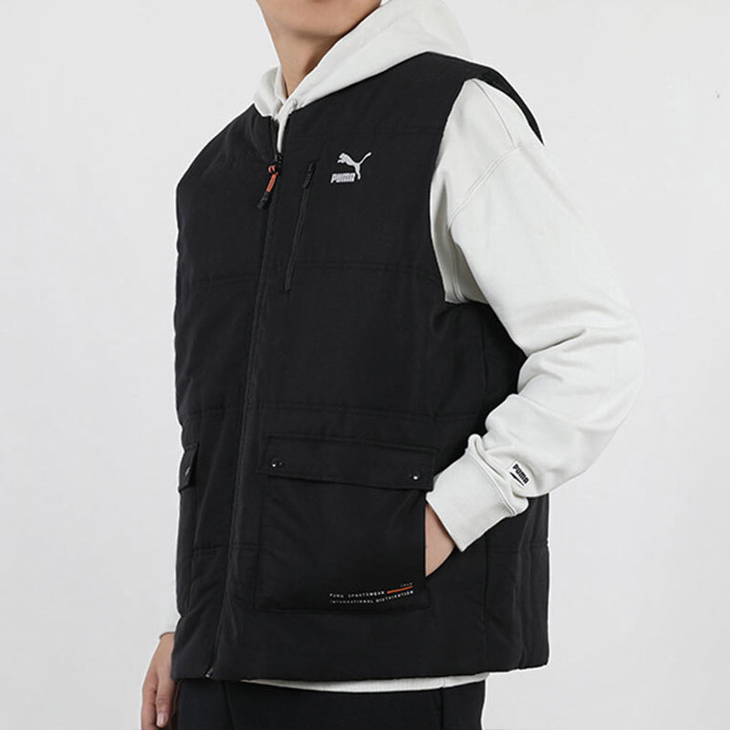 PUMA Interstellar Padded Gilet Casual Stay Warm vest Black 530284-01